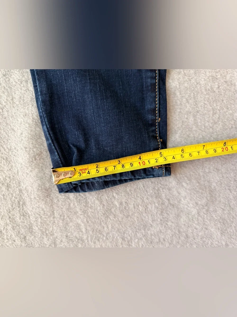 NOBO No Boundaries Super High Rise Skinny Jeans Sz 17 Dark Wash Worn 1x